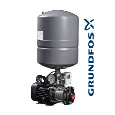 Grundfos CM Booster - CMB 5-37 with 60L tank - Suitable for 4-6 bathrooms